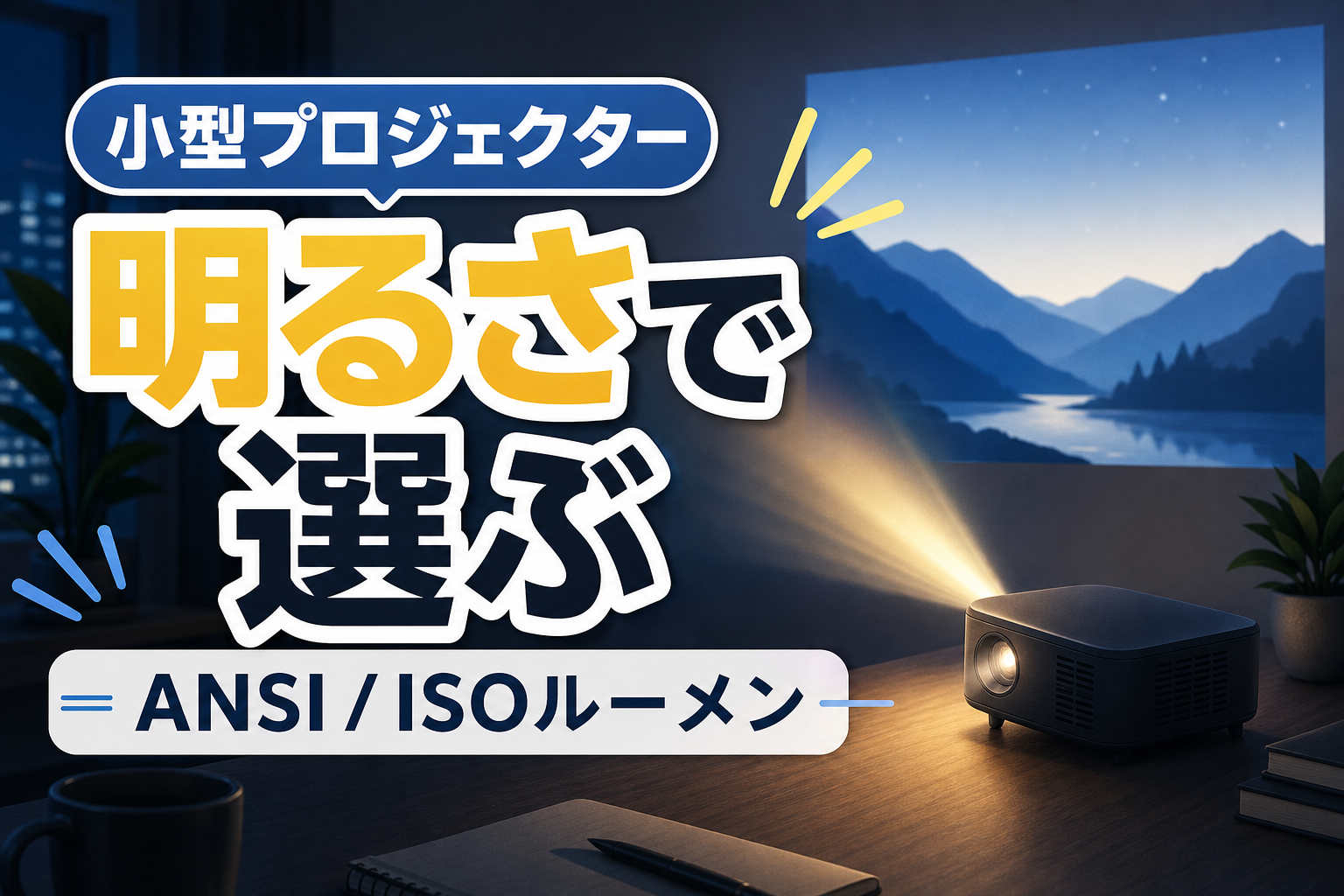 【2026年実績】プライムデーで比較した小型プロジェクターの明るさ｜ANSI・ISOルーメン
